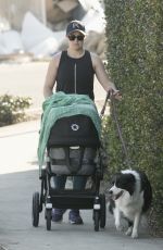 ASHLEIGH BARTY Out with Her Baby and Dog in Brisbane 08/22/2023