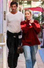 ASHLEY BENSON and Brandon Davis Out for Dinner in Los Angeles 08/29/2023