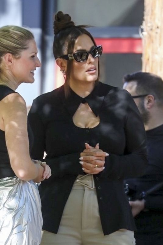 ASHLEY GRAHAM on the Set of a Commercial in Studio City 08/26/2023