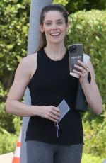 ASHLEY GREENE Leaves Hudson House Restaurant in Beverly Hills 08/01/2023