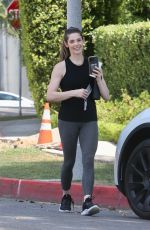 ASHLEY GREENE Leaves Hudson House Restaurant in Beverly Hills 08/01/2023