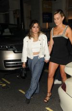 ASHLEY ROBERTS and BERKHA SHEWAK Leaves The Arts Club in Mayfair 08/05/2023