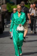 ASHLEY ROBERTS Outside Global Radio Studios in London 08/09/2023