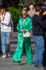 ASHLEY ROBERTS Outside Global Radio Studios in London 08/09/2023