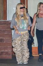 AVRIL LAVIGNE Leaves Soho House in Malibu 08/15/2023