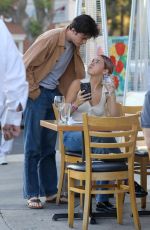BAILEE MADISON and Singer Blake Out Kissing at Kabosu in Toluca Lake 08/09/2023