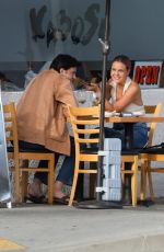 BAILEE MADISON and Singer Blake Out Kissing at Kabosu in Toluca Lake 08/09/2023