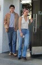 BAILEE MADISON and Singer Blake Out Kissing at Kabosu in Toluca Lake 08/09/2023