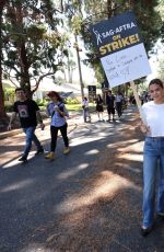 BAILEE MADISON at Sag-aftra Strike in Burbank 08/22/2023