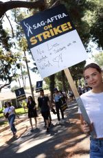 BAILEE MADISON at Sag-aftra Strike in Burbank 08/22/2023