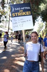 BAILEE MADISON at Sag-aftra Strike in Burbank 08/22/2023