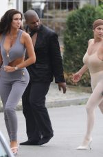 BIANCA CENSORI and Kanye West Out in Tuscany 08/05/2023