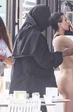 BIANCA CENSORI and Kanye West Out on Holiday in Italy 08/202/2023 