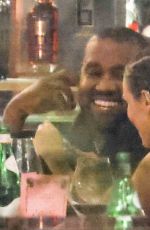 BIANCA CENSORI and Kanye West Out on Holiday in Italy 08/202/2023 