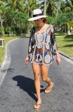 BLANCA BLANCO Out at St Regis Resort in Bora Bora 08/21/2023