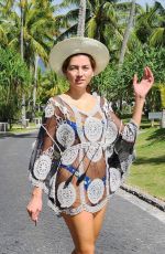 BLANCA BLANCO Out at St Regis Resort in Bora Bora 08/21/2023