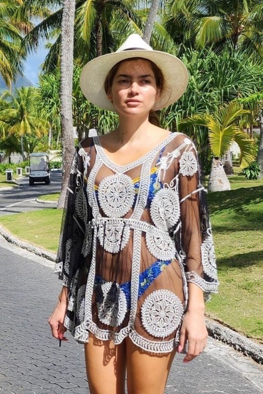 BLANCA BLANCO Out at St Regis Resort in Bora Bora 08/21/2023