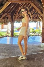 BLANCA BLANCO Out in Vacation in Bora Bora 08/18/2023
