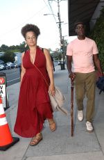 BRIDGID COULTER and Don Cheadle Out for Dinner at Giorgio Baldi in Santa Monica 08/29/2023