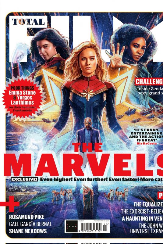 BRIE LARSON on the Cover of Total Film Magazine, August 2023