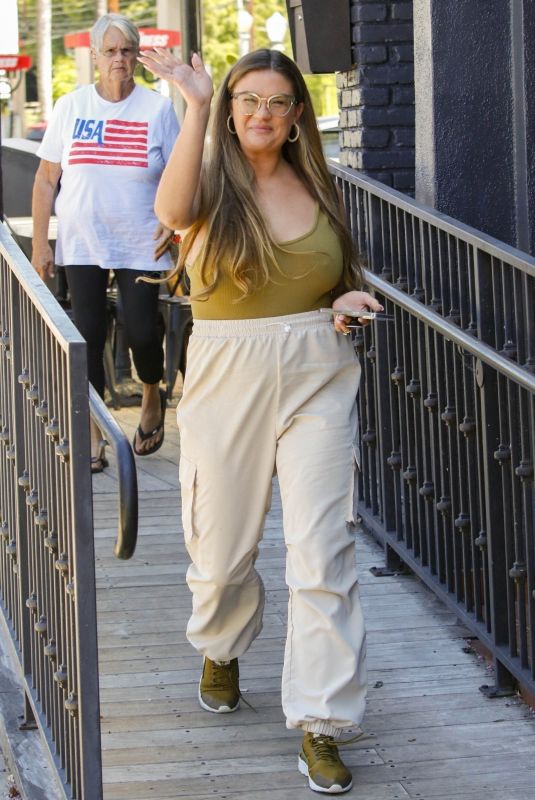 BRITTANY CATWRIGHT Arrives at Jax