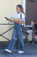 BRITTANY CATWRIGHT Filming at Sweet Butter Kitchen in Sherman Oaks 08/10/2023