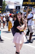 BRITTANY CURRAN at SAG Strike at Universal Studios in Hollywood 08/04/2023