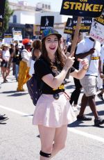 BRITTANY CURRAN at SAG Strike at Universal Studios in Hollywood 08/04/2023