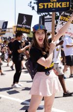 BRITTANY CURRAN at SAG Strike at Universal Studios in Hollywood 08/04/2023