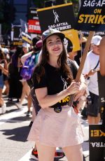 BRITTANY CURRAN at SAG Strike at Universal Studios in Hollywood 08/04/2023