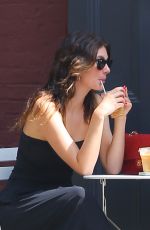 CAMILA MORRONE and PHOEBE TONKIN Out for Ice-coffee in New York 08/11/2023
