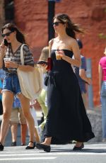 CAMILA MORRONE and PHOEBE TONKIN Out for Ice-coffee in New York 08/11/2023
