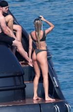 CANDICE SWANEPOEL in Bikini on Vacatio in Mykonos 08/21/2023