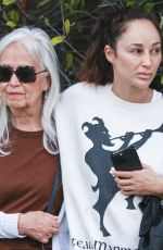 CARA SANTANA and Her Mother Nancy Leaves Cecconi