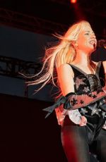 CARLY RAE JEPSEN Performs at Pier 17 Rooftop in New York 08/07/2023