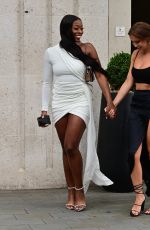 CATHERINE AGBAJE and AMBER WISE at ME Hotel in London 07/31/2023v