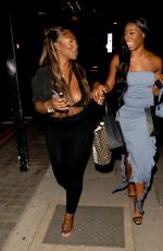 CATHERINE AGBAJI Arrives at Mondarin Hotel Shoreditch in London 08/04/2023
