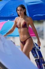 CHANTEL JEFFRIES, YESJULZ and VINETRIA in Bikinis at a Beach in Miami 08/07/2023
