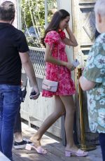 CHARLI BURNETT Arrives at SUR Restaurant in Los Angeles 08/26/2023