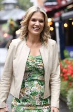 CHARLOTTE HAWKINS Arrives at Global Offices in London 08/18/2023