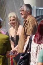 CHIARA MASTROIANNI and CATHERINE DENEVUE on the Set of O Sole Mio 08/22/2023