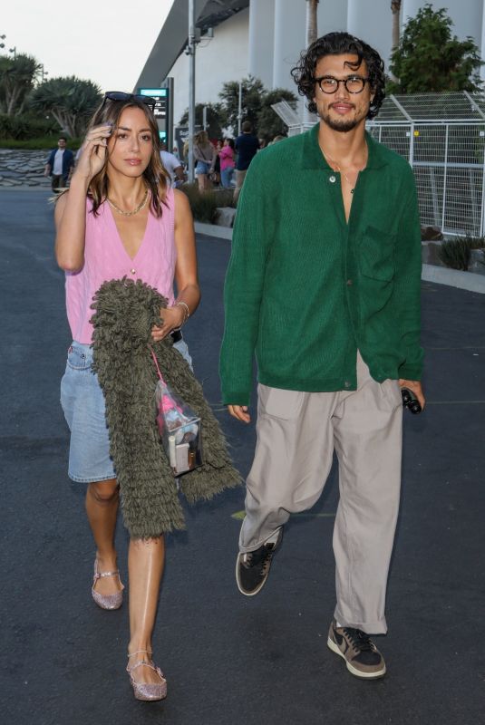 CHLOE BENNET Arrives at Taylor Swift