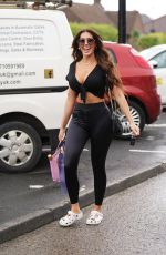 CHLOE FERRY Leaves Her Salon in Newcastle 08/01/2023