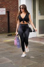 CHLOE FERRY Leaves Her Salon in Newcastle 08/01/2023