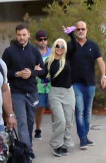 CHRISTINA AGUILERA Arrives in Israel 08/09/2023