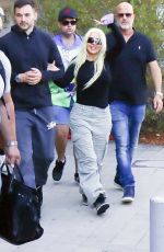 CHRISTINA AGUILERA Arrives in Israel 08/09/2023