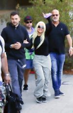 CHRISTINA AGUILERA Arrives in Israel 08/09/2023