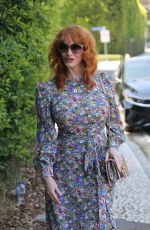CHRISTINA HENDRICKS Arrives at Day of Indulgence Event in Los Angeles 08/13/2023