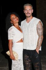 CHRISTINA MILIAN and Matt Pokora Leaves Cherry Restaurant in Saint Tropez 08/08/2023