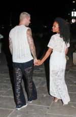 CHRISTINA MILIAN and Matt Pokora Leaves Cherry Restaurant in Saint Tropez 08/08/2023